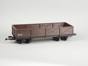 Niederbordwagen ohne Bühne, braun