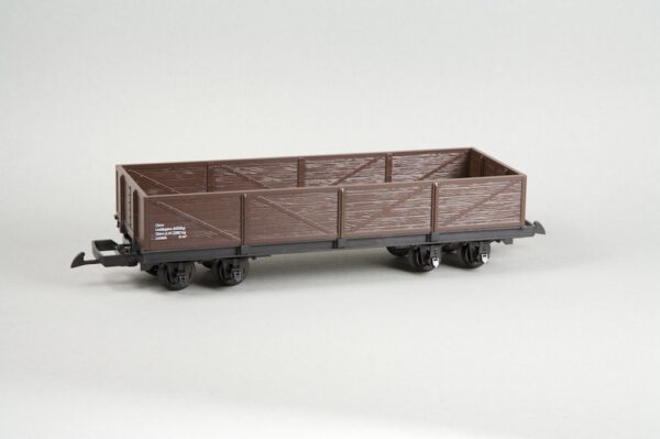 Niederbordwagen ohne Bühne, braun