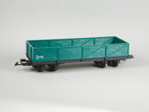 Niederbordwagen ohne Bühne, grün