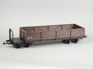Niederbordwagen mit Bühne, braun