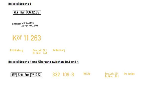 Wunschbeschriftung Köf3