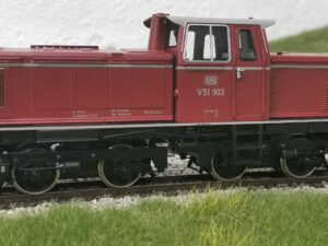 Fertigmodell V51 903 der DB für Baugröße 0e 1:45