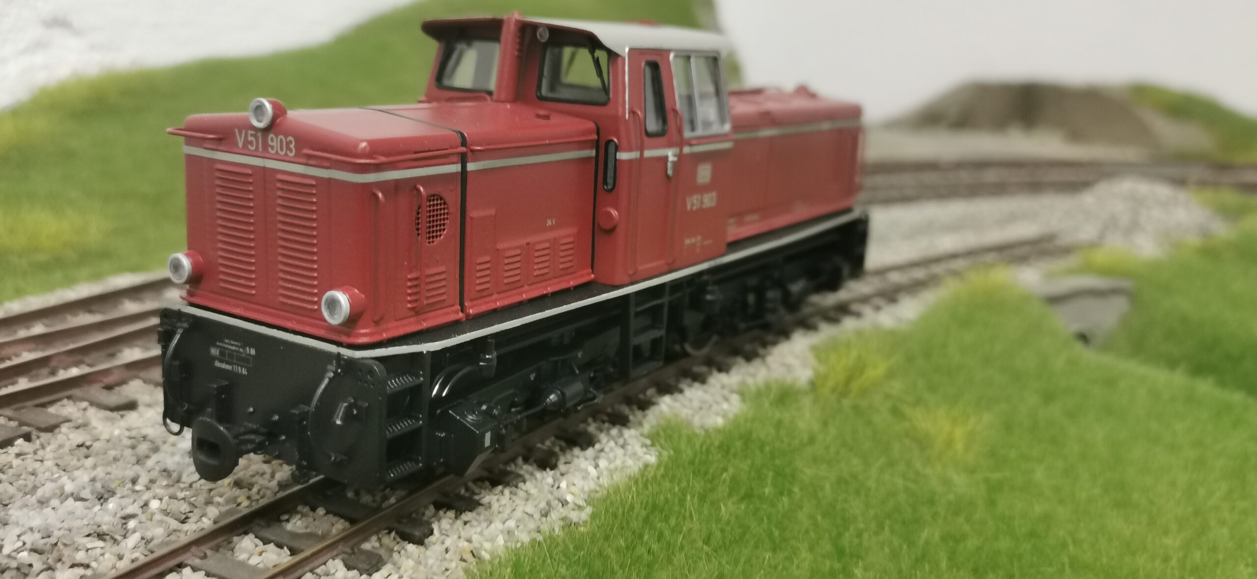 Fertigmodell V51 903 der DB für Baugröße 0e 1:45 – Bild 4