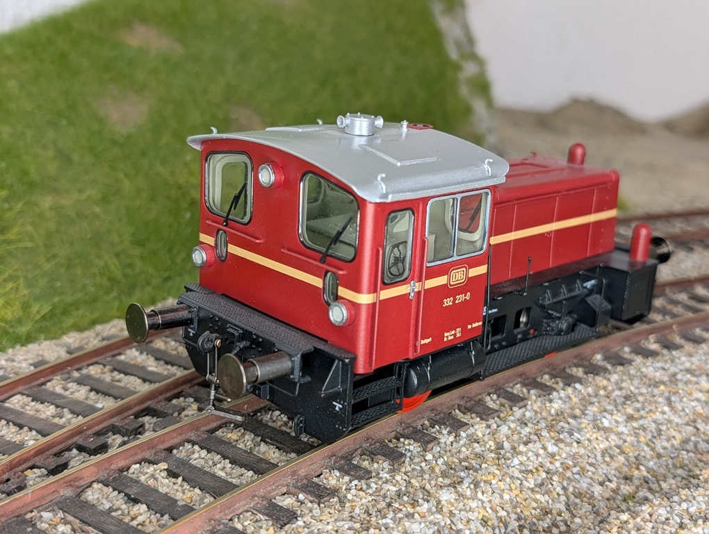 Köf3 BR332 Epoche IV mit Schraubenkupplung Spur 0 1:45 – Bild 3