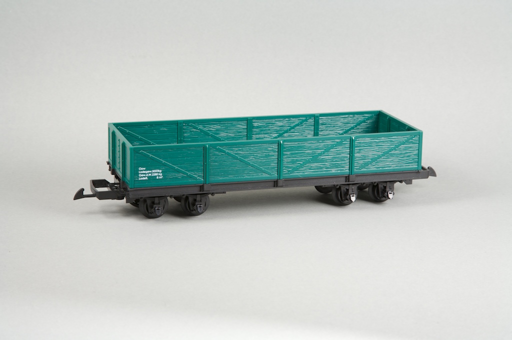 Hochbordwagen ohne Bühne, grün