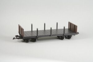 Hochbordwagen mit Rungen, braun