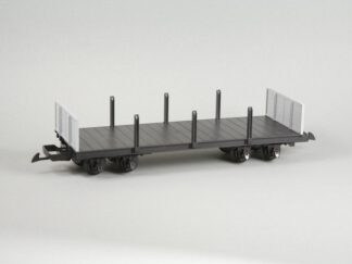 Hochbordwagen mit Rungen, grau