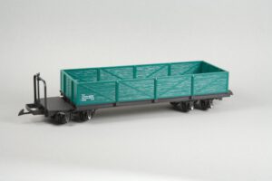 Hochbordwagen mit Bühne, grün