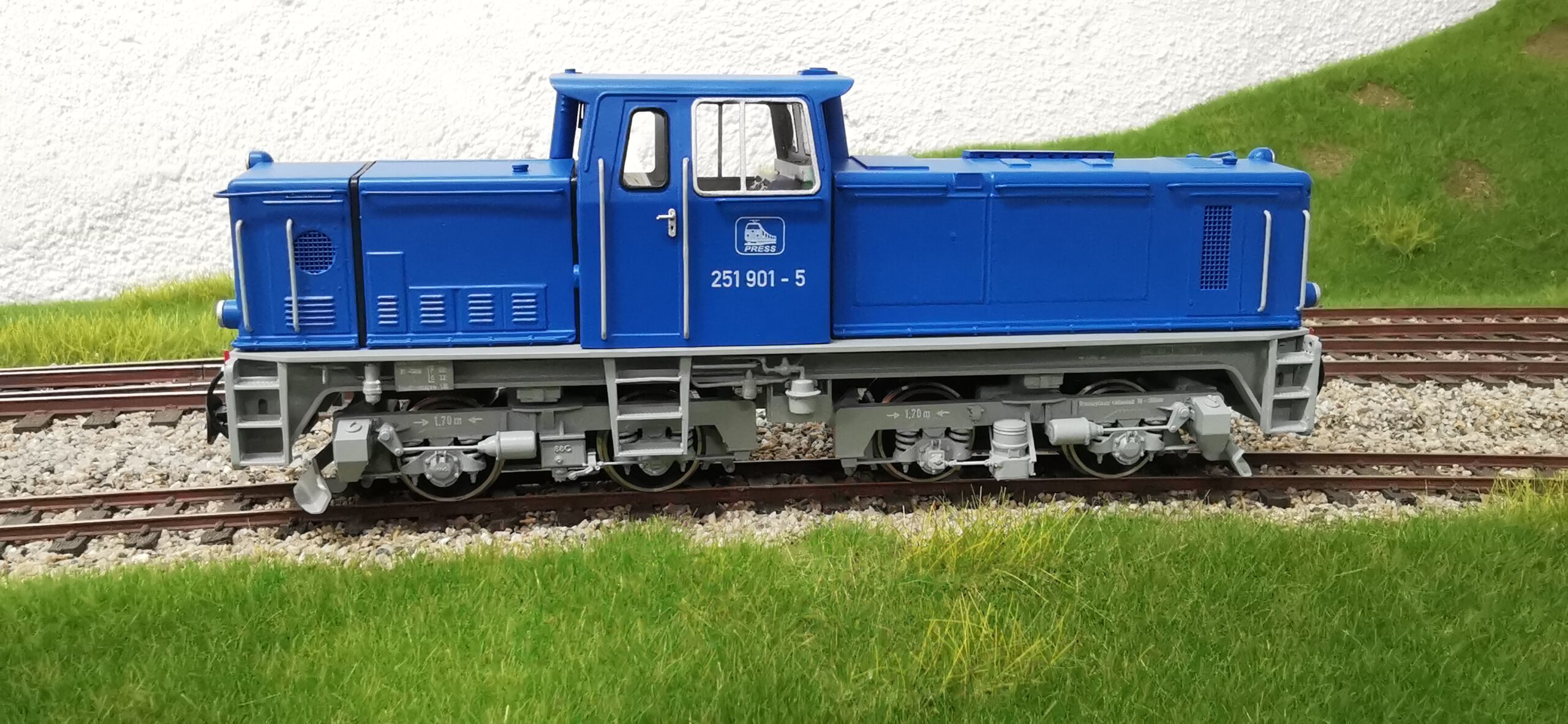 Fertigmodell V51 901 der Pressnitztalbahn für Baugröße 0e 1:45